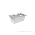 Casserole GN de ​​style américain en acier inoxydable pour hôtel